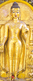 Gold Statue of Gautum Buddha